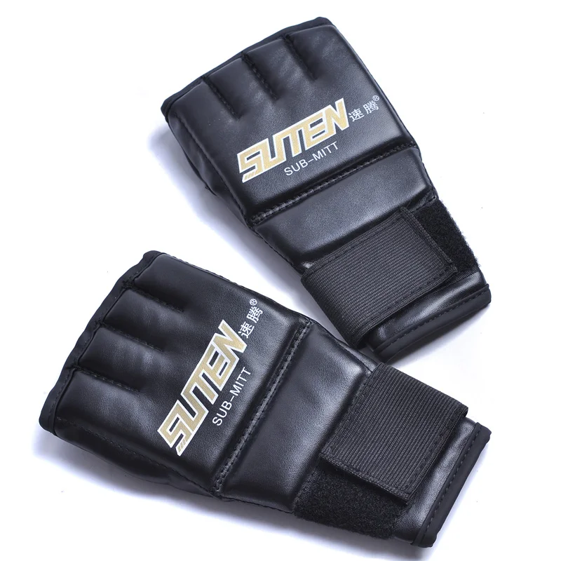 Высококачественные Боксерские перчатки Guantes de boxeo на полпальца боксерские