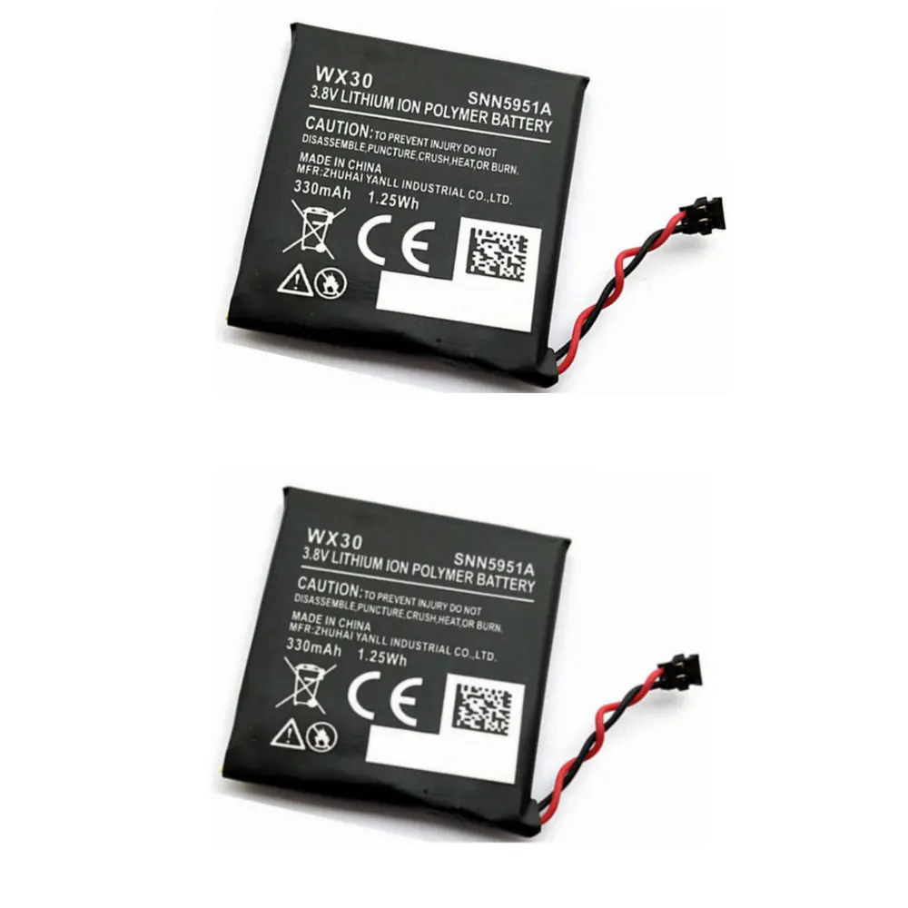 Высокое качество Замена батареи подлинный новый оригинальный 330Mah WX30 SNN5951A для