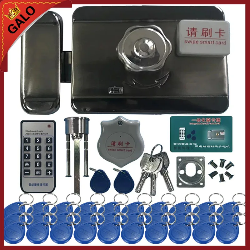S kit a 125 кГц электронные замки бытовые электронные и напрокат ID карты замок двери интегрированный дистанционный Интеллектуальный индукционный дверной замок - Цвет: S kit a