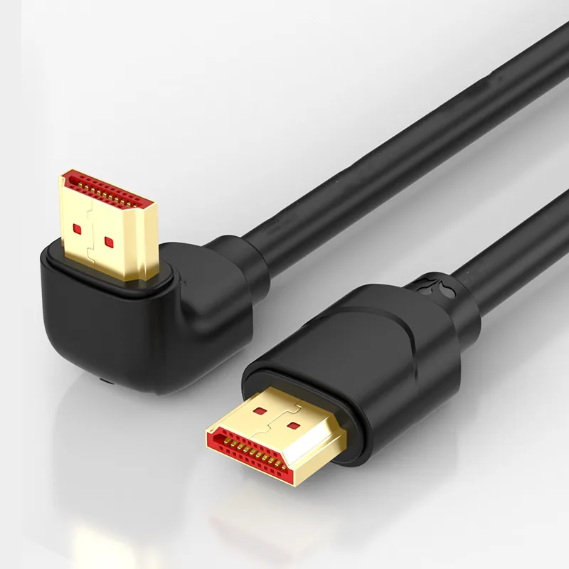 90 градусов Угловой HDMI линия 2 0 Версия под прямым углом 4K HD компьютера для