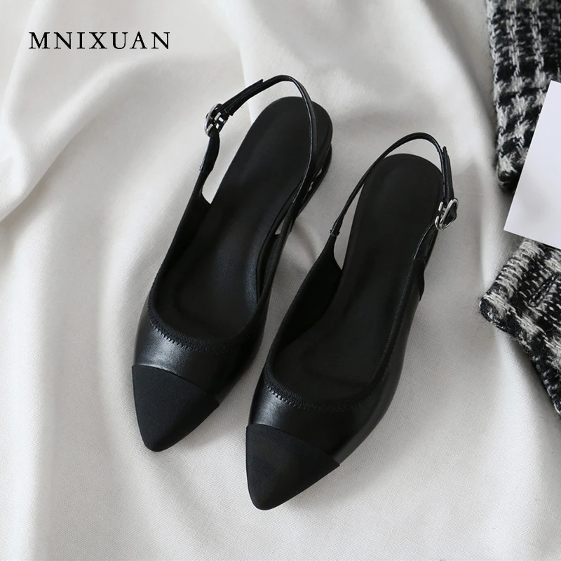 MNIXUAN/элегантные женские туфли-лодочки ручной работы босоножки коллекция 2019 года