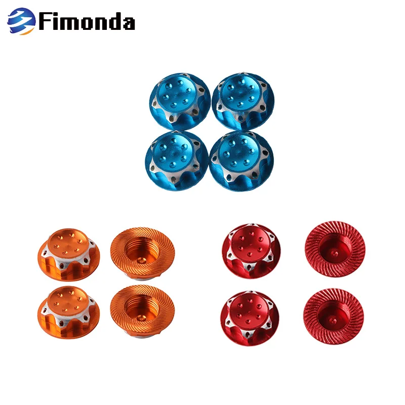 4 шт. алюминиевая крышка ступицы колеса 17 мм Замочная гайка 1 0 резьба Пылезащитная