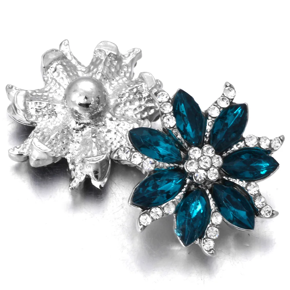 5 шт./лот новые красивые ювелирные изделия с цветами из горного хрусталя 18 мм