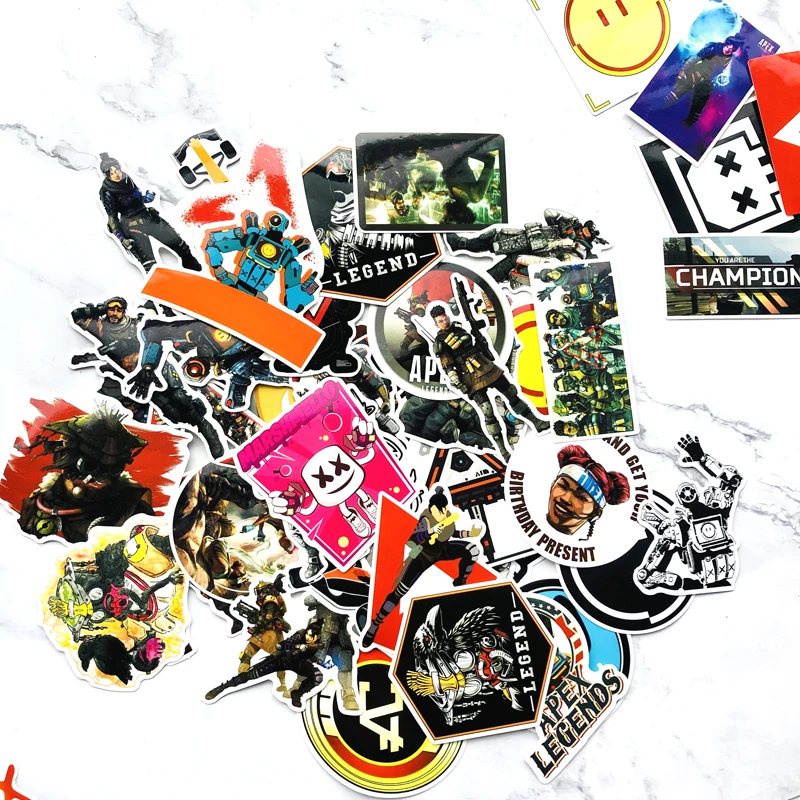 Водонепроницаемые ПВХ Стикеры 68 шт./лот Apex Legends наклейки сделай сам детские