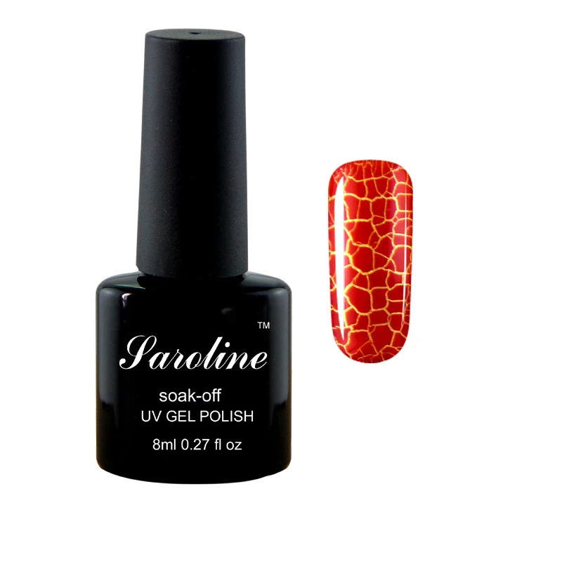 8401 Saroline Lucky Crackle УФ-гель для ногтей гибридные Лаки 8 мл Art Crackling гель лак Светодиодная лампа лак для ногтей ноготь с эффектом трещин лак - Цвет: 8401