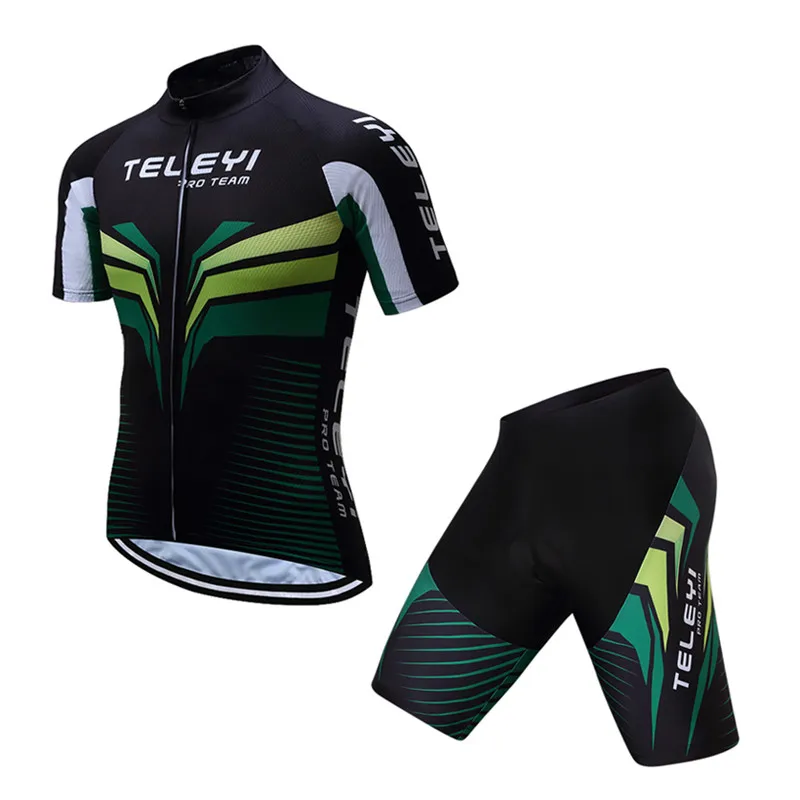 1 Teleyi дышащая одежда для велоспорта Ropa Ciclismo летние спортивные велосипедные Джерси наборы велосипедная майка MTB велосипед Джерси - Цвет: 1