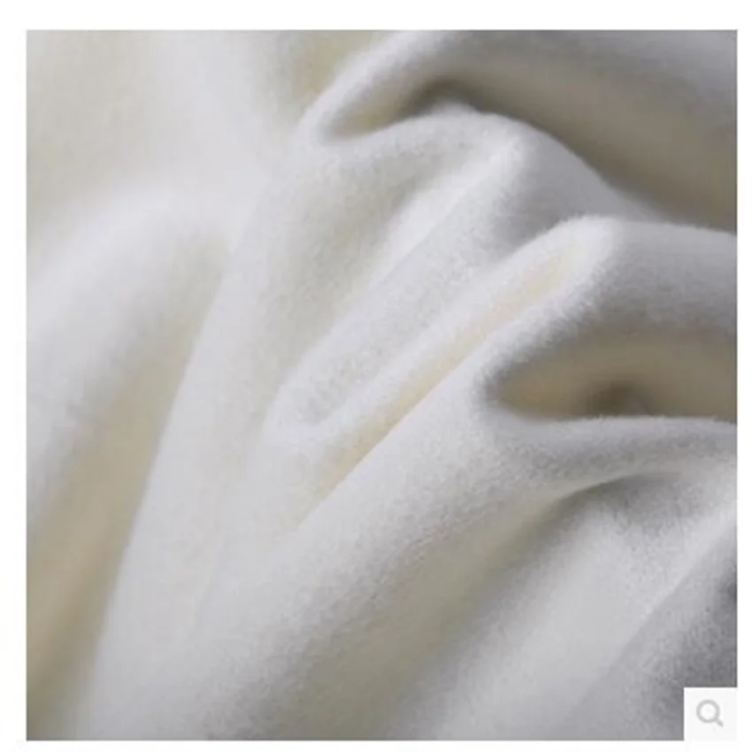 Молочно белая шерстяная ткань 550 грамм на сукаре|pure wool fabric|wool fabriccloth fabric |