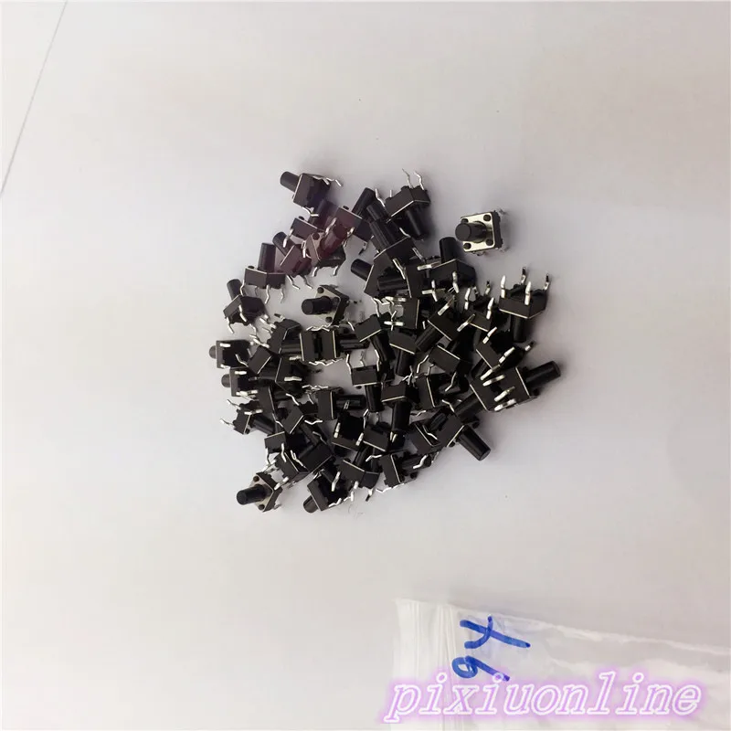 G94Y 50pcs 6x6x9MM 4PIN G94 Tactile Tact Push Button Micro Switch Direct Self-Reset DIP Top Copper The Cheapest High Quality |