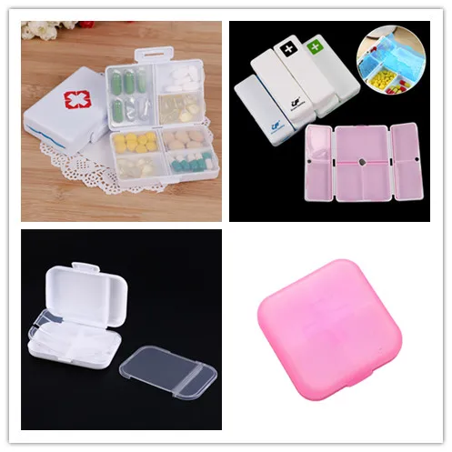 Портативный 7 дней Контейнер для лекарств пустые держатели таблеток мини