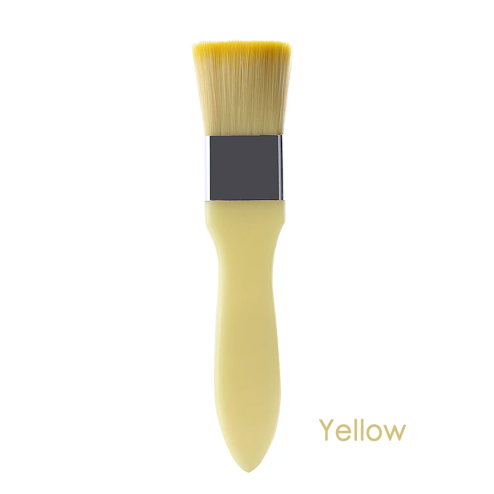 yellow Горячая Распродажа, 1 шт., новая маска, горячая Распродажа, профессиональная грязевая маска для лица, щетка для смешивания, уход за кожей, красота, уход за кожей, инструменты для макияжа - Цвет: yellow