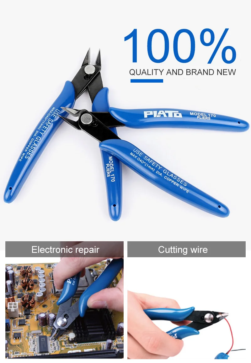 HOEN 1 шт электрические провода, Кабель Фрезы мини Концевая фреза плоскогубцы-кусачки металлические головоломки моделирование работы сбоку режущий ручной инструмент
