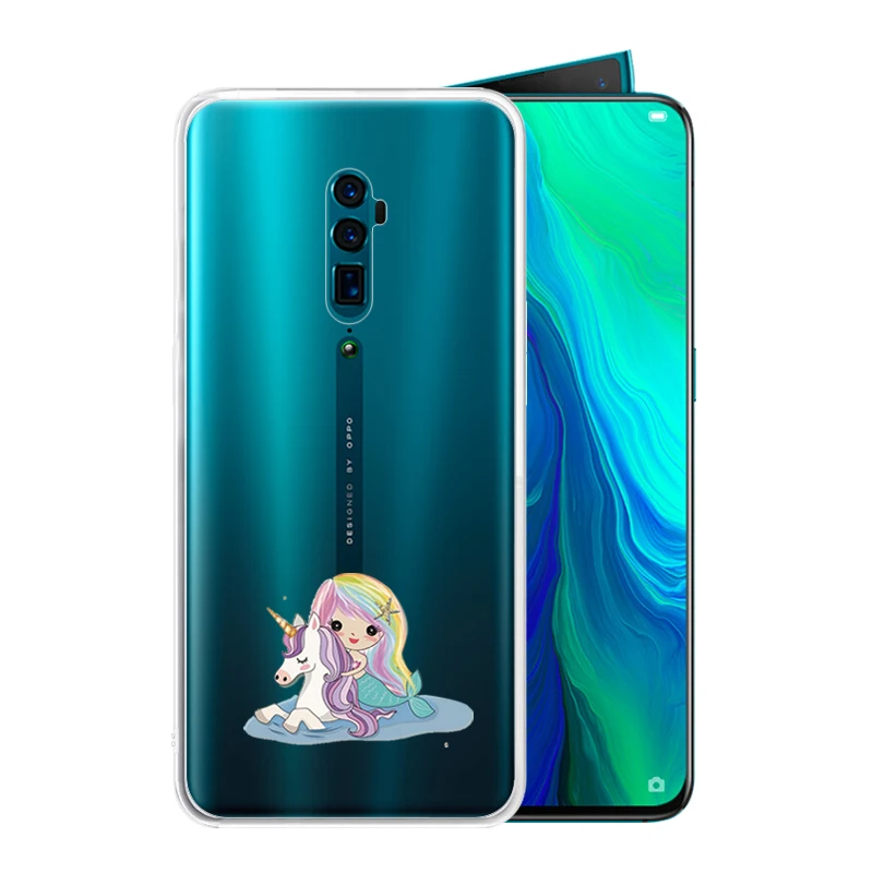 Soft Silicone Clear TPU Case for OPPO Reno 10x zoom Reno2 F 2 Z R17 R15 R11 Plus 9S R15X Ace K5 K3 K1 Cover | Мобильные телефоны и