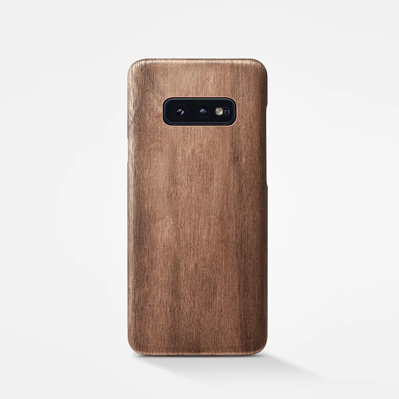 S10 lite Walnut Натуральный Деревянный чехол для телефона для samsung S10, S10 Plus, S10plus, S10 Lite, чехол, орех/палисандр/Черный лед, дерево(настоящее дерево - Цвет: S10 lite Walnut