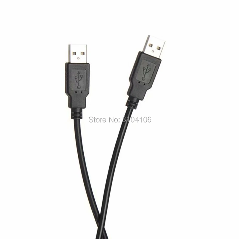 USB 2,0 кабель-удлинитель папа-папа USB адаптер прозрачный синий анти-помехи двойное экранирование 0,3 м 0,5 м 1,5 м 3 м 5 м