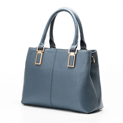 Blue Новые роскошные сумки из натуральной кожи, женские маленькие сумки, модные сумки через плечо для женщин, Повседневная сумка-мессенджер - Цвет: Blue