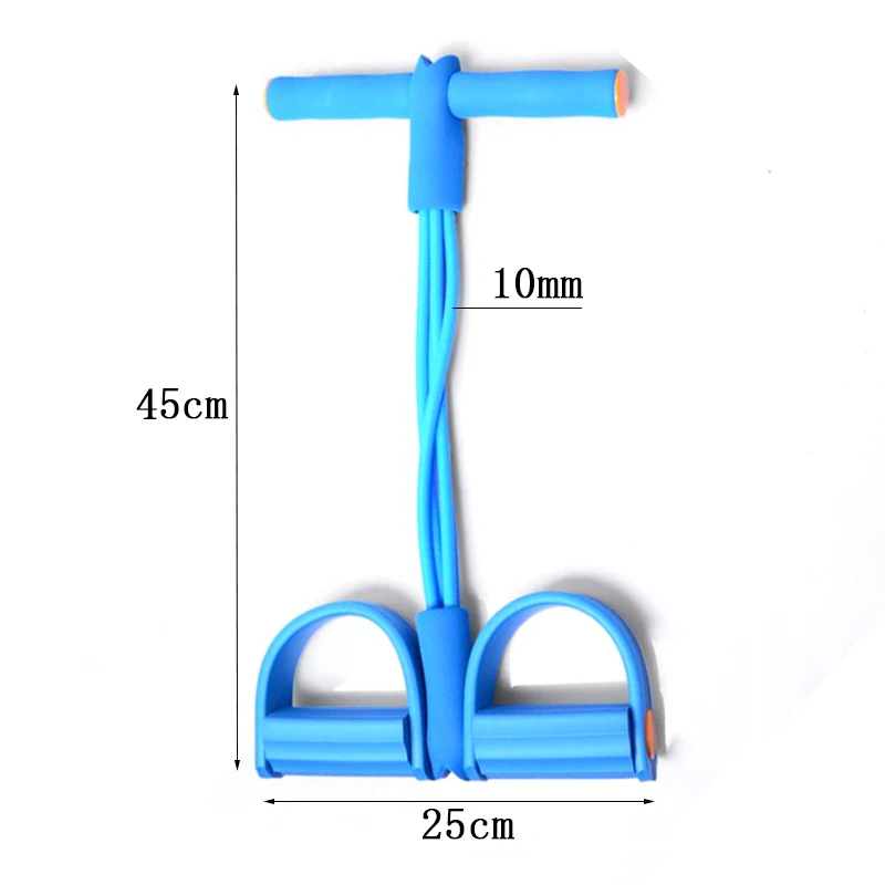 4 трубки резистивные ленты латексный тренажер для педалей ног тела йоги