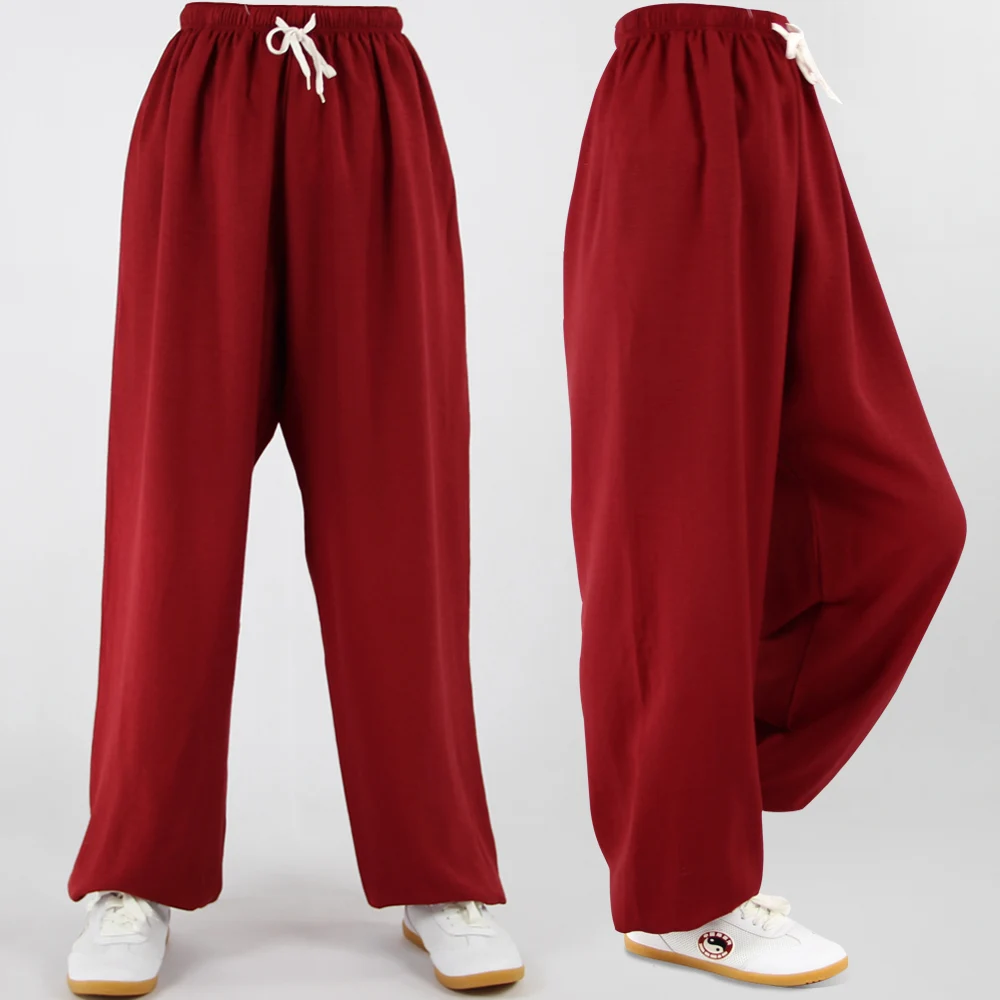 2019 новые брюки для мартиалартов свободные шаровары размера плюс антистатические