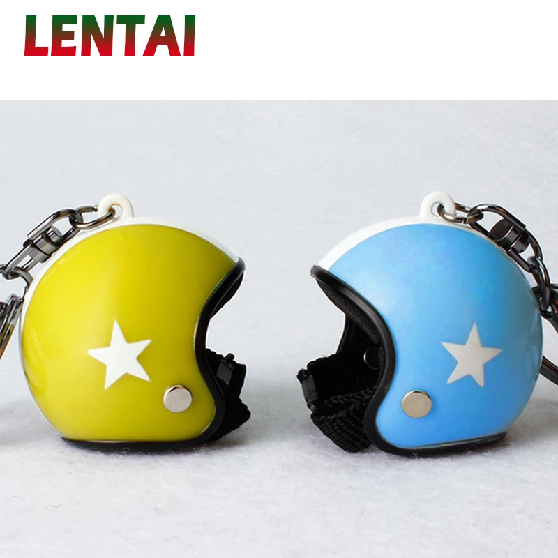LENTAI 1 шт. авто брелок автомобиля цепочка для ключей кольцо мотоциклетная шапака