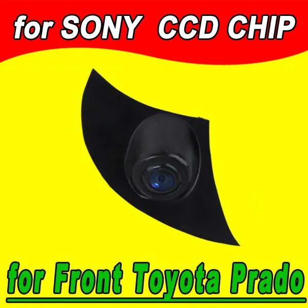 Цветная CCD Камера Переднего Вида с логотипом автомобиля для Toyota RAV4 Camry Prado Auris