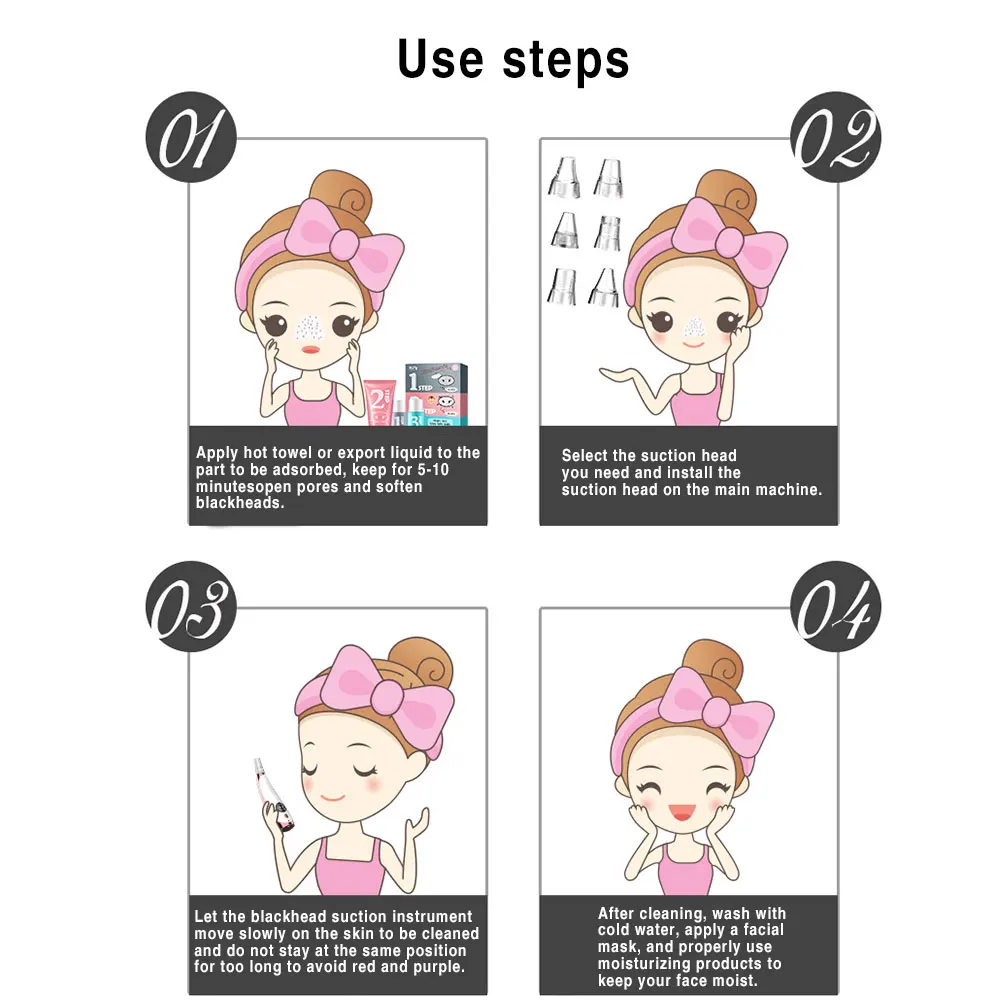 Очиститель в черные точки электронное средство для удаления черных точек прибор