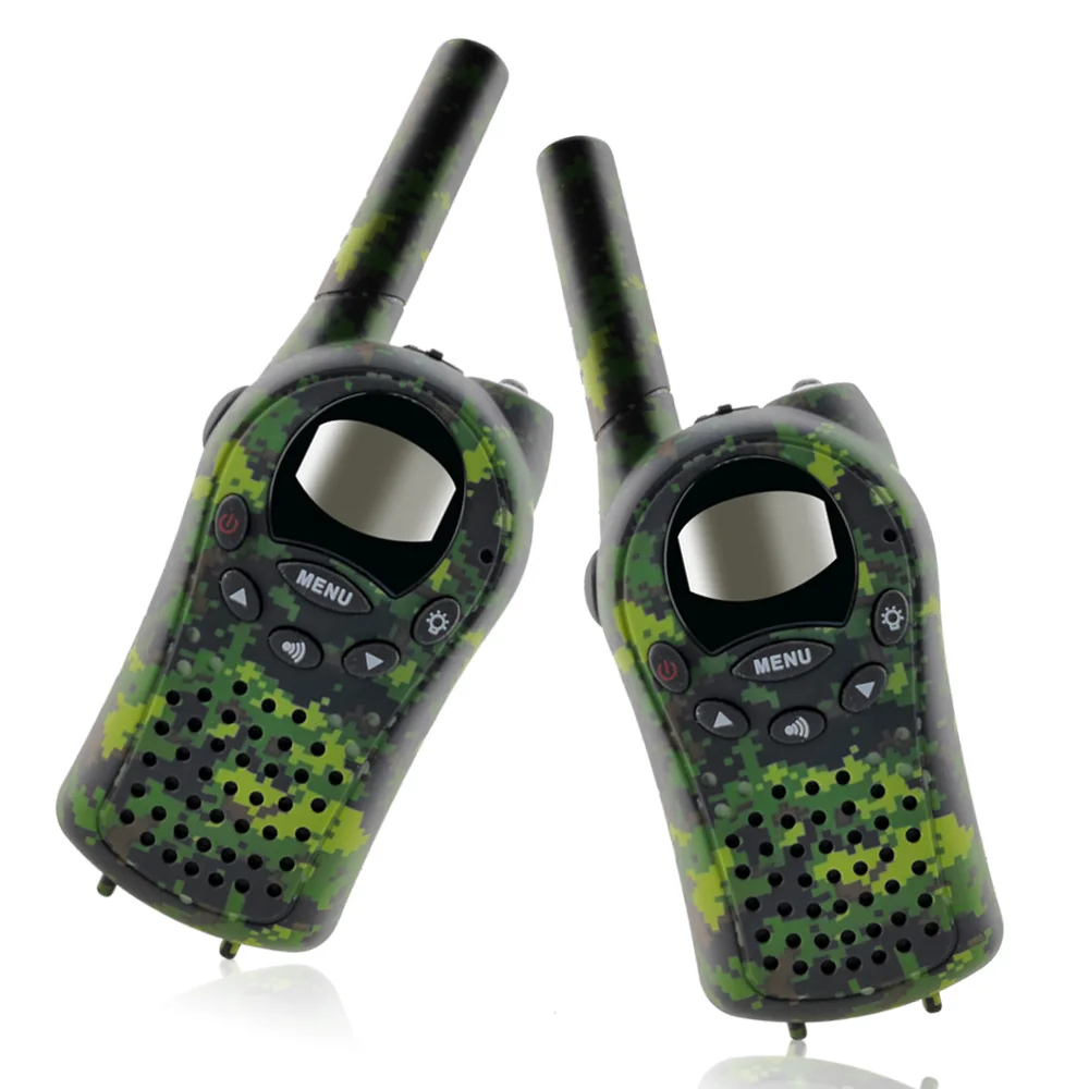 2 шт. мини Детская рация FRS/ГИП 8/20/22CH VOX фонарик ЖК-дисплей UHF 400-470 МГц двухстороннее радио домофон для детей