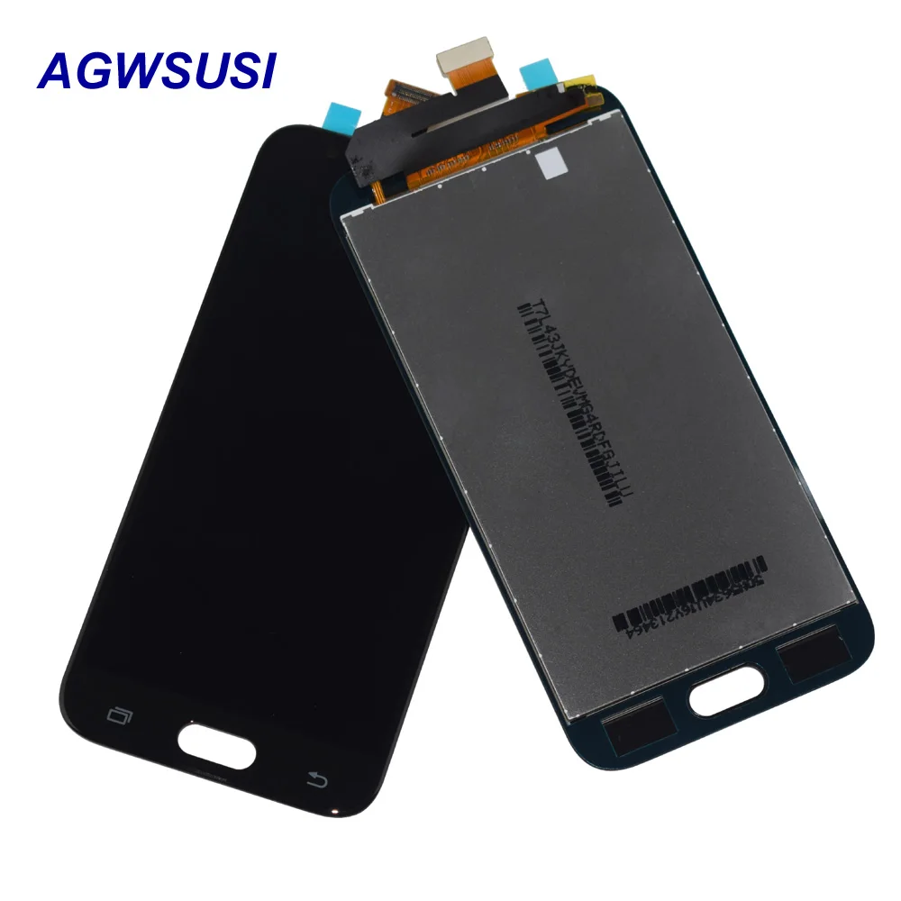 Отрегулированный для Samsung Galaxy J3 J330 ЖК-SM-J330F J330G сенсорный экран дигитайзер сенсор+ ЖК-дисплей монитор модуль в сборе