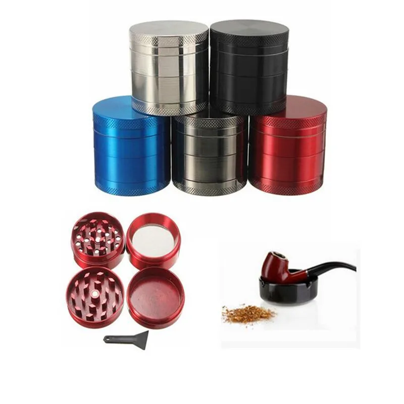 Новый Горячий 4 Слой Металла Табак Grinder Курите Дробилка Руку Провернуть
