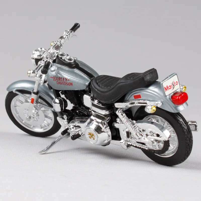 Maisto 1:18 H D изысканный металл мотоцикл литье под давлением 1977 fxs низкий наездник