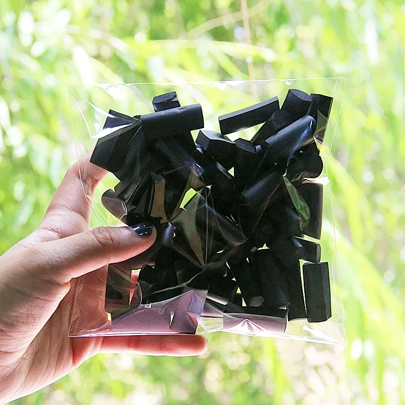black 70 шт./пакет Slime DIY аксессуары Игрушка прокладка губки поставки слаймов наполнитель украшения игрушка в подарок для детей и взрослых анти-стресс шарики пены - Цвет: black