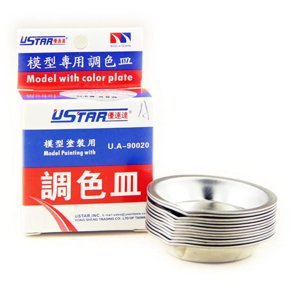 Модель с цветной пластиной модель палитры цветные инструменты для