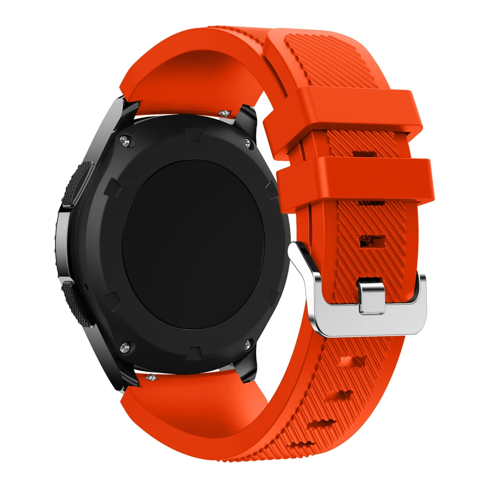Силиконовый браслет для Samsung Gear S3 Frontier band Galaxy watch 46 мм ремешок Смарт часы 22 часов S 3