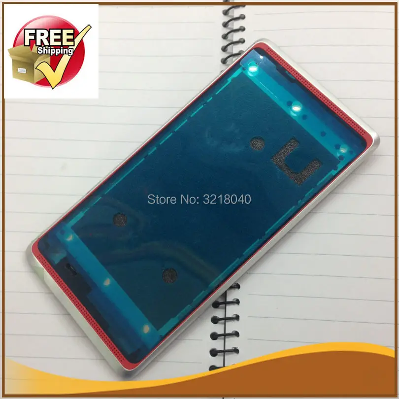 1 pcs front frame For htc desire 600 606w Front Housing Frame Bezel Plate Black White Color Free ship | Мобильные телефоны и