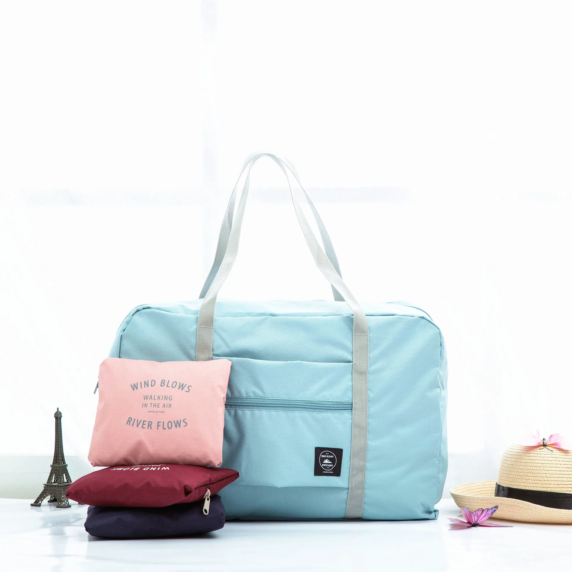 

Customizable large-capacity baggage collection bags for business trips foldable travel bags and clothes packing bags
