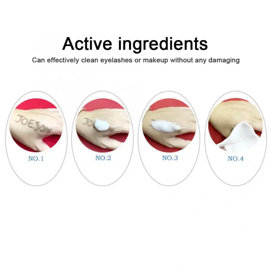 60mlEyelashes профессиональный очиститель для наращивания ресниц средство очистки