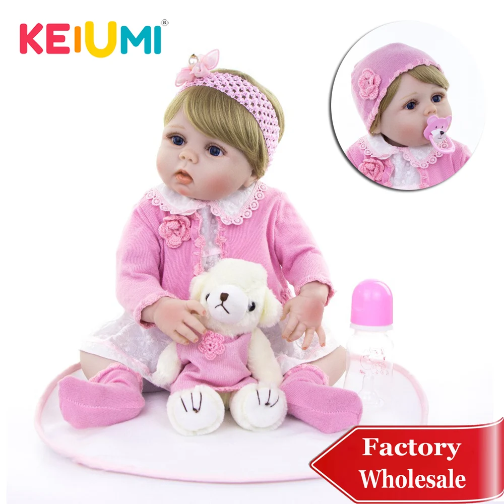 KEIUMI 57 см куклы Новорожденные девочки модные самодельные игрушки 23 дюйма