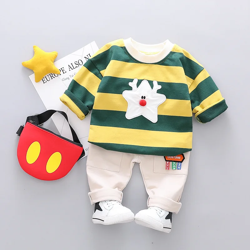 Baby Boy Clothes Set Infant Clothing 2019 Outfit Sports Suit for Top Pants 2pcs Kids Outfits Toddler |