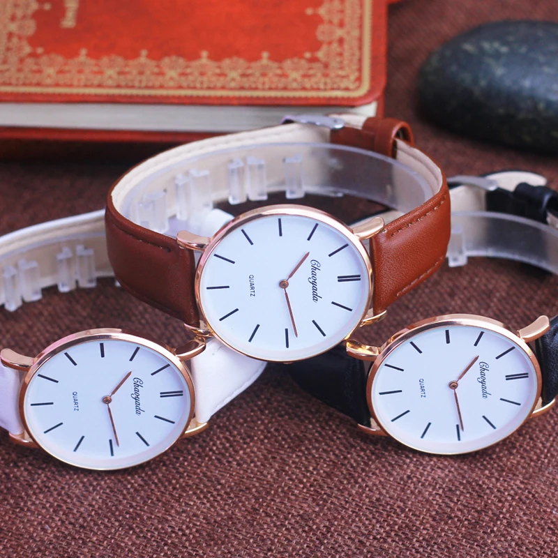 2019 топ известный бренд мужские модные кожаные кварцевые наручные часы