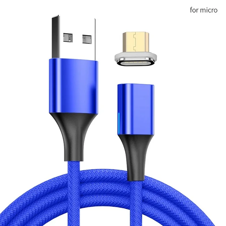 for microUSB Магнитный кабель Tongyinhai для Iphone, Android, кабели для зарядки, MicroUSB type C, быстрая зарядка, зарядное устройство, 1 м, 1,5 Мбит, шнур для Xiaomi - Цвет: for microUSB