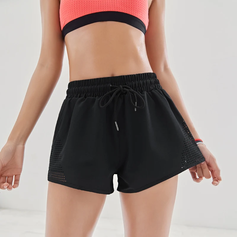 Спортивные шорты для бега тренажерного зала йоги фитнеса тренировок