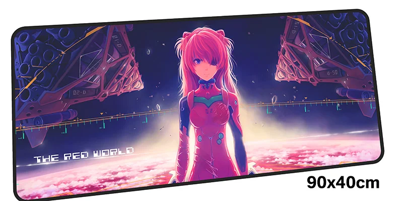 Size 900x400X2MM NEON GENESIS EVANGELION Коврик для мыши геймер 900x400 мм notbook коврик для мыши большой игровой коврик eva большой коврик для мыши ПК Настольный коврик - Цвет: Size 900x400X2MM