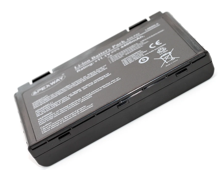 ApexWay 6 cell Батарея A32 F82 для Asus k40in k40ij k40ad k50ij K50in k50id k50af k51ac k51ae k60ij k61ic k70ab 90 NLF1B2000Z|laptop