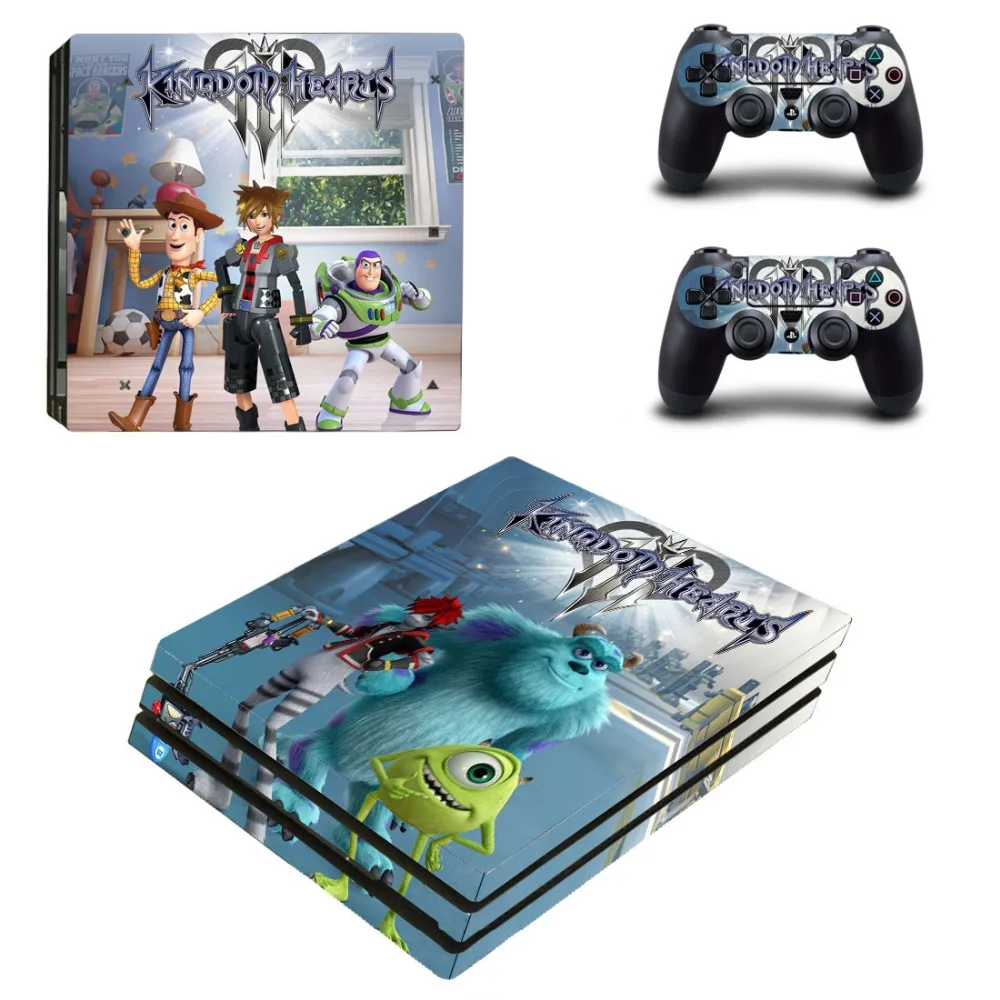 Наклейка на кожу Kingdom Hearts 3 PS4 Pro Виниловая наклейка для консоли Playstation 4 и 2