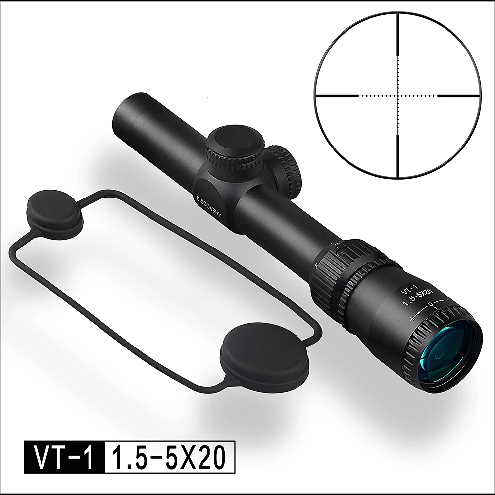 Обнаружение VT-1 PRO 1 5-5X20 охотничий прицел оптический тактический для винтовки