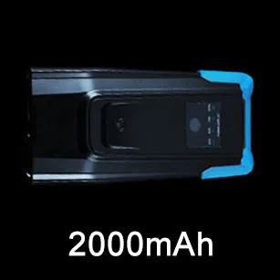 2000mAh Blue 4000 мАч, умный велосипедный передний светильник, набор, USB Перезаряжаемый умный головной светильник с рогом, 800 люмен, светодиодный велосипедный фонарь, велосипедный светильник - Цвет: 2000mAh Blue