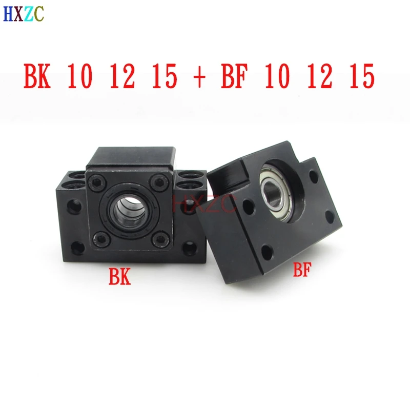 Новая шариковая винтовая пара концевой Поддержка блок серии BK10 BF10 BK12 BF12 BK15 BF15 FK10