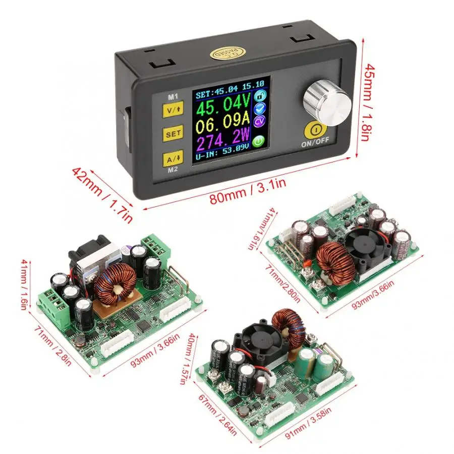 DPS3012/DPS5015/DPS5020 понижающий Регулируемый ЖК-цифровой источник питания регулируемый модуль дисплея