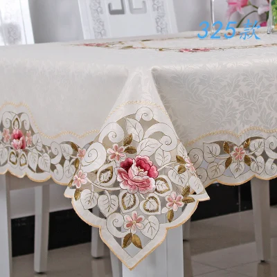 Скатерть кружевная с цветочной вышивкой 175x270 см/68x106|table cloth|tablecloth tablecloth table cloths |