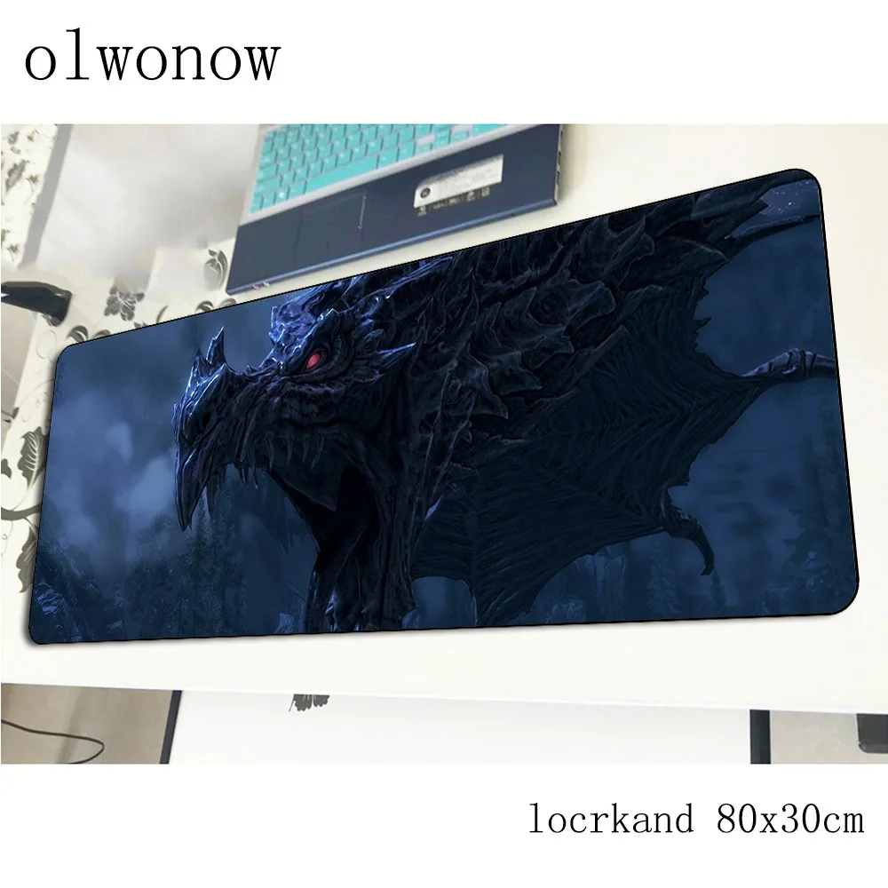 Skyrim коврик для мыши геймер великолепный 800x300x3 мм игровой красочные аксессуары