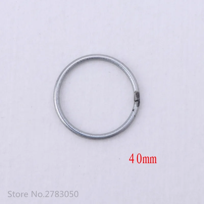 40mm 30-160mm 17 Размеры круглые металлические кольца серебряное кольцо «Ловец снов» гобелены макраме ремесла домашний декор "сделай сам" с изображением Ловца снов аксессуар - Цвет: 40mm