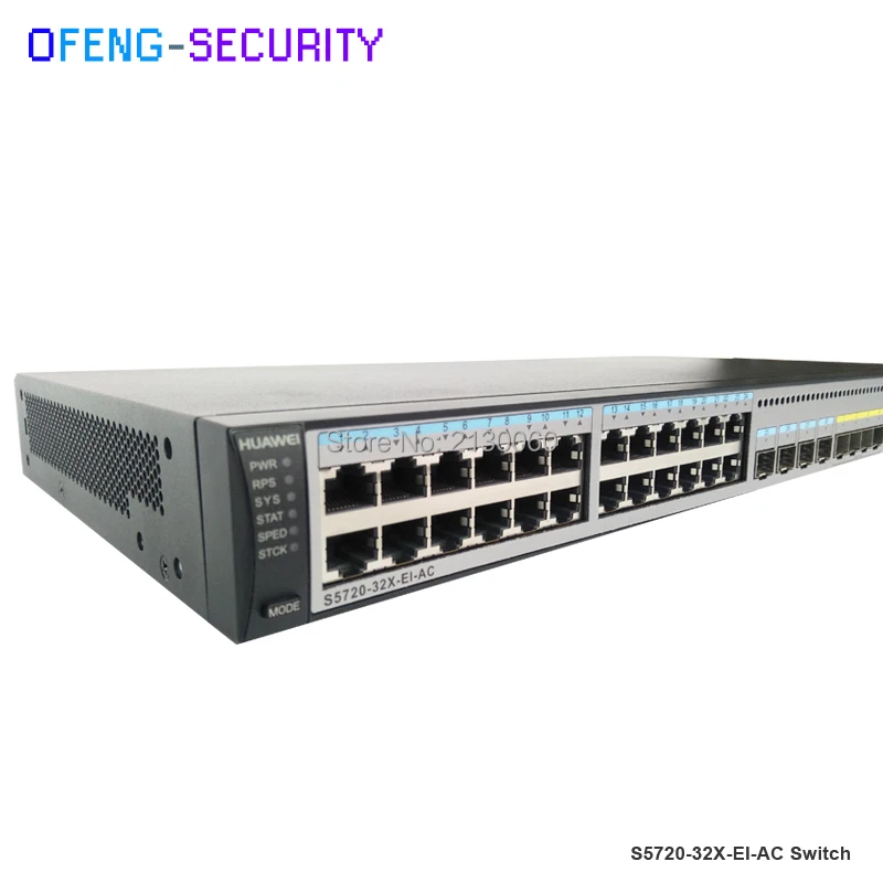 Оригинальный коммутатор Huawei 24 порта с портами sfp S5720 32X EI AC|eis| |